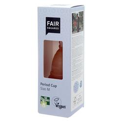 FAIR SQUARED Period Cup er en blød bio-nedbrydelig og bæredygtig menstruationskop, fremstillet af 100% ren naturgummi fra Horana Fair Rubber plantagen i Sri Lanka. Naturgummi (latex) er et vedvarende plantebaseret og naturligt materiale som er miljøvenlig.