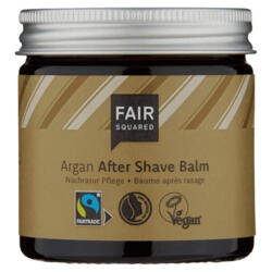 FAIR SQUARED Aftershave Balm virker både kølende og beroligende efter barbering den er fremstillet af naturlige ingredienser.
Den kan anvendes i ansigtet, kroppen og efter intimbarbering.