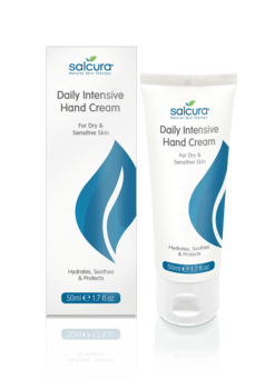 Salcura - Daily Intensive Hand Cream - lindrer tørre og kløende hudirritationer også på eksemramte hænder.