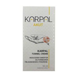 KARPAL AKUT er medicinsk udstyr beregnet til massage i tilfælde af karpaltunnelsyndrom og håndledssmerter. Reducerer håndsmerter og forbedrer fingersensitivitet.