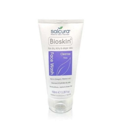 Salcura Bioskin - Face Wash til alle hudtyper, men er dog særdeles velegnet til atopisk eksem, rosacea og særdeles god til problematisk tør hud som kan danne skæl eller har kløe.