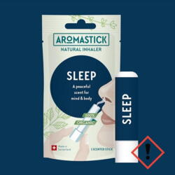 AromaStick - Sleep - Øko
De økologiske æteriske olier i Aromastick SLEEP er specielt udvalgt for deres beroligende egenskaber, som bidrager til ro i både sind og krop, for at du derved bedre kan finde ind i søvnen og få en god nats søvn.

Mangel på søvn kan fører til både dårligt humør, nedsat koncentrationsevne og irritabilitet.