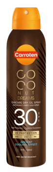 Carroten - Carroten Dry Oil Solbeskyttelse SPF 30 Coconut Dream - sololie