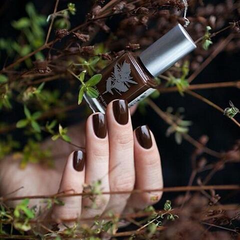 PRITI NYC neglelak i mørk chokolade brun efterår og vinter farve Chokolate Daisy 592