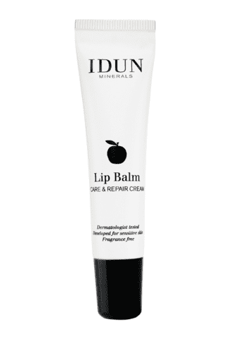 IDUN Minerals vegansk lip balm er et perfekt produkt til tørre og ømme læber, der har brug for fugt og pleje!
