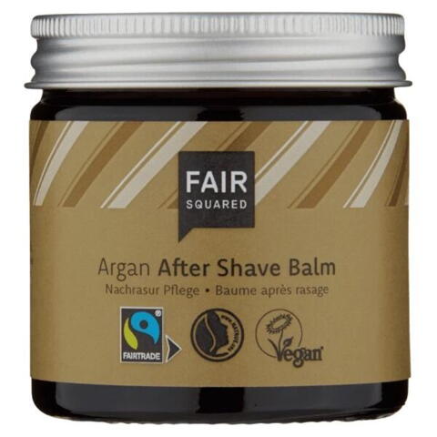 FAIR SQUARED Aftershave Balm virker både kølende og beroligende efter barbering den er fremstillet af naturlige ingredienser.
Den kan anvendes i ansigtet, kroppen og efter intimbarbering.