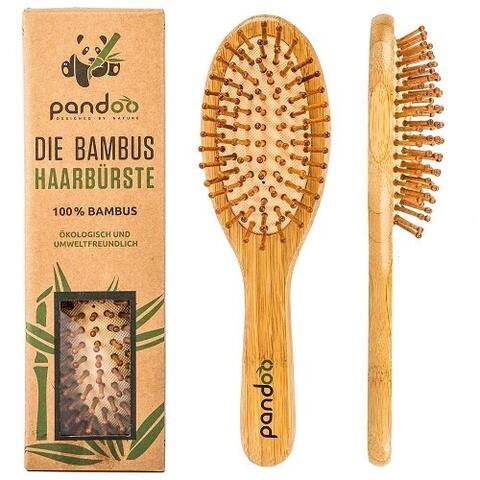 Pandoo bæredygtige hårbørste i bambus