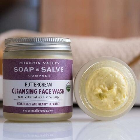 Chagrin Valley Soap & Salve - økologisk og vegansk ansigtsrens - Buttercream Cleansing Face Wash
