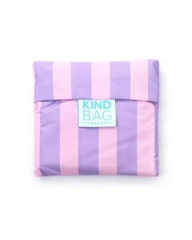KIND BAG - Indkøbspose i Medium - Purple Stribs