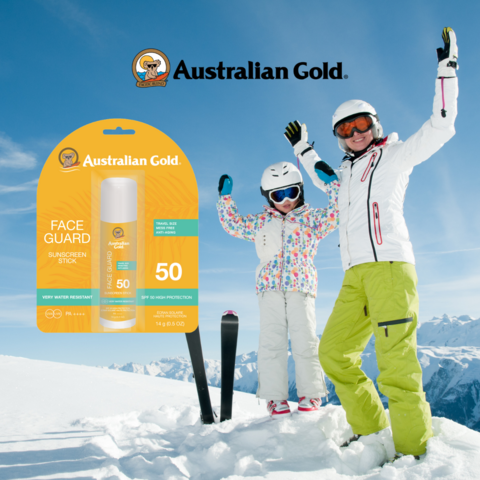 Australian Gold - Face Guard Blister SPF 50 er perfekt til skiferien
