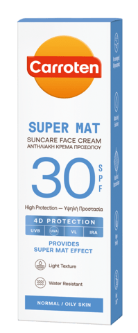 Carroten - Super Mat Face Cream SPF 30 - Ansigtssolcreme