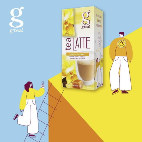 g´tea - Black Tea Latte - Vanilla Caramel - Glutenfri og non-GMO