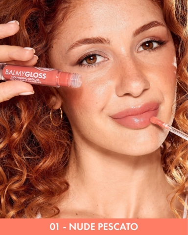 puroBIO Cosmetics - Balmy Lipgloss 01 Peach Nude Warm