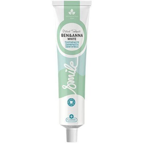 BEN & ANNA - Whitening Tandpasta med Fluor og fri for sorbitol