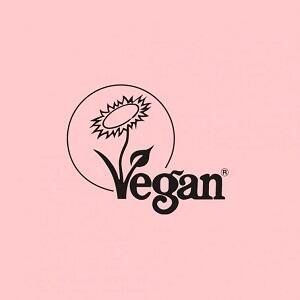 Håndcremen er fremstillet uden animalske ingredienser og registeret hos The Vegan Society