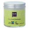 FAIR SQUARED Lime Foot Fresher er en velsignelse for dine fødder, limeolien køler og opfrisker fødderne og forhindrer ubehagelige lugte