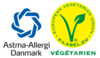 Mærket med: Den Blå Krans fra Astma-Allergi forbundet og Vegetarisk forening