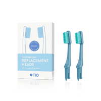 TIO - tandbørstehoveder medium i blå